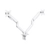 Soporte para 2 Monitores TooQ DB4132TNR-W/ hasta 9kg