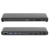 Docking USB Tipo-C 2-Power DOC0117A/ 4xUSB/ 1xUSB Tipo-C PD/ 2xHDMI/ 1xDisplayPort/ 1xJack/ 1xRJ45/ 1xLector Tarjetas SD/ Gris