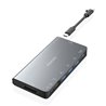 Docking USB Tipo-C Aisens ASUC-8P015-GR/ 1xHDMI/ 3xUSB/ 1xRJ45/ 1xLector Tarjetas / 1xUSB Tipo-C/ Gris