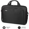 Maletín Subblim Oxford para Portátiles hasta 12.5'/ Negro
