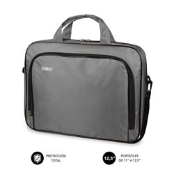 Maletín Subblim Oxford para Portátiles hasta 12.5'/ Gris