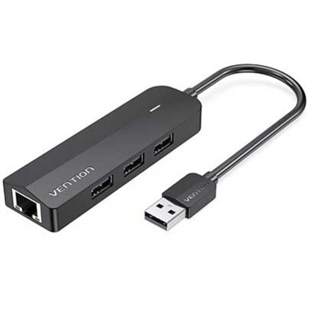 Docking USB 2.0 Vention CHPBB/ 3xUSB/ 1xMicro USB PD/ 1xRJ45/ Negro
