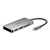 Docking USB Tipo-C D-Link DUB-M610/ 2xUSB/ 1xUSB Tipo-C PD/ 1xThunderbolt 3/ 1xHDMI/ 1xLector Tarjetas SD/ Gris