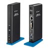 Docking USB 3.0 I-Tec U3HDMIDVIDOCK/ 6xUSB/ 1xUSB Tipo-B/ 1xRJ45/ 1xHDMI/ 1xDVI/ 2xAudio