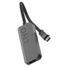 Docking USB Tipo-C Linq LQ47999/ 1x USB Tipo-C Macho/ 1x HDMI 4K Hembra/ USB Tipo-C PD/ 15cm/ Gris