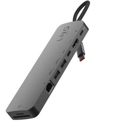 Docking USB Tipo-C Linq LQ48020/ 1xUSB Tipo-C/ 2xUSB/ 1xHDMI 4K/ 1xRJ45/ 1xLector Tarjetas SD y Micro/ 1xNVMe M.2 SSD/ 1xUSB Tip