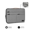 Funda Subblim Air Padding 360 Sleeve para Portátiles hasta 14'/ Gris Claro