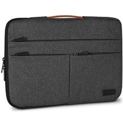 Funda Subblim Air Padding 360 Sleeve para Portátiles hasta 15.6'/ Gris Oscuro