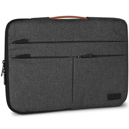 Funda Subblim Air Padding 360 Sleeve para Portátiles hasta 15.6'/ Gris Oscuro