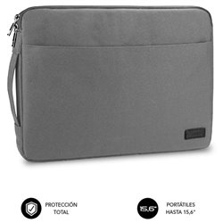 Funda Subblim Urban Laptop Sleeve para Portátiles hasta 15.6'/ Gris