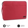 Funda Subblim Urban Laptop Sleeve para Portátiles hasta 15.6'/ Roja