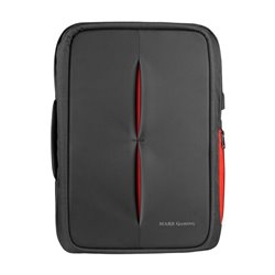 Mochila Mars Gaming MB2 para Portátil hasta 17'/ Puerto USB/ Antirrobo/ Impermeable