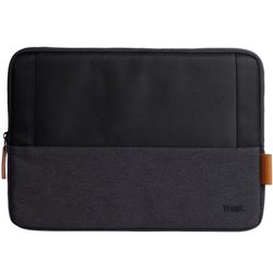 Funda Trust Lisboa para Portátiles hasta 13.3'/ Negra