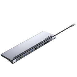 Docking USB Tipo-C Vention THTHC/ 1xHDMI/ 1xVGA/ 3xUSB/ 1xUSB Tipo-C/ 1xUSB Tipo-C PD/ 1xRJ45/ 1xLector Tarjetas SD y MicroSD/ J