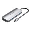 Docking USB Tipo-C Vention TODHB/ 1xHDMI/ 3xUSB/ 1xUSB Tipo-C PD/ Gris