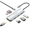 Docking USB Tipo-C Vention TOJHB/ 1xHDMI/ 3xUSB/ 1xUSB Tipo-C/ 1xLector tarjetas/ Gris