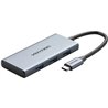 Docking USB Tipo-C Vention TOOHB/ 1xHDMI/ 3xUSB/ 1xLector Tarjetas SD y MicroSD/ Gris