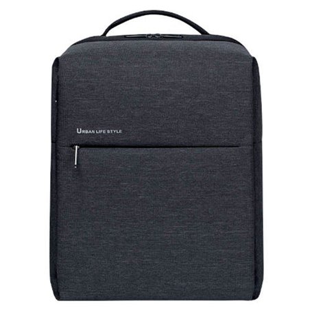 Mochila Xiaomi Mi City Backpack 2 para Portátiles hasta 15.6'/ Impermeable/ Gris Oscuro