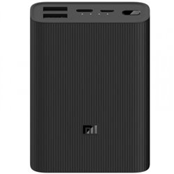 Powerbank 10000mAh Xiaomi Mi Power Bank 3 Ultra Compact/ 22.5W/ Negra