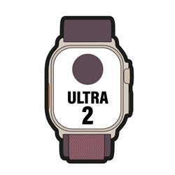 Apple Watch Ultra 2/ GPS/ Cellular/ 49mm/ Caja de Titanio/ Correa Loop Alpine Indigo M Mediana