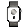 Apple Watch Series 9/ Gps/ Cellular/ 41mm/ Caja de Acero Grafito/ Correa Milanese Loop Grafito