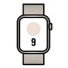 Apple Watch Series 9/ GPS/ Cellular/ 45mm/ Caja de Aluminio Blanco Estrella/ Correa Deportiva Loop Blanco Estrella