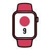 Apple Watch Series 9/ GPS/ Cellular/ 41mm/ Caja de Aluminio Rojo/ Correa Deportiva Rojo M/L