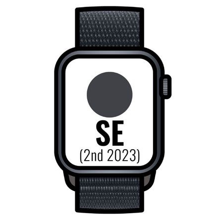 Apple Watch SE 2 Gen 2023/ GPS/ Cellular/ 40mm/ Caja de Aluminio Medianoche/ Correa Deportiva Loop Medianoche
