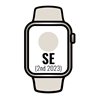 Apple Watch SE 2 Gen 2023/ GPS/ Cellular/ 44mm/ Caja de Aluminio Blanco Estrella/ Correa Deportiva Blanco Estrella M/L