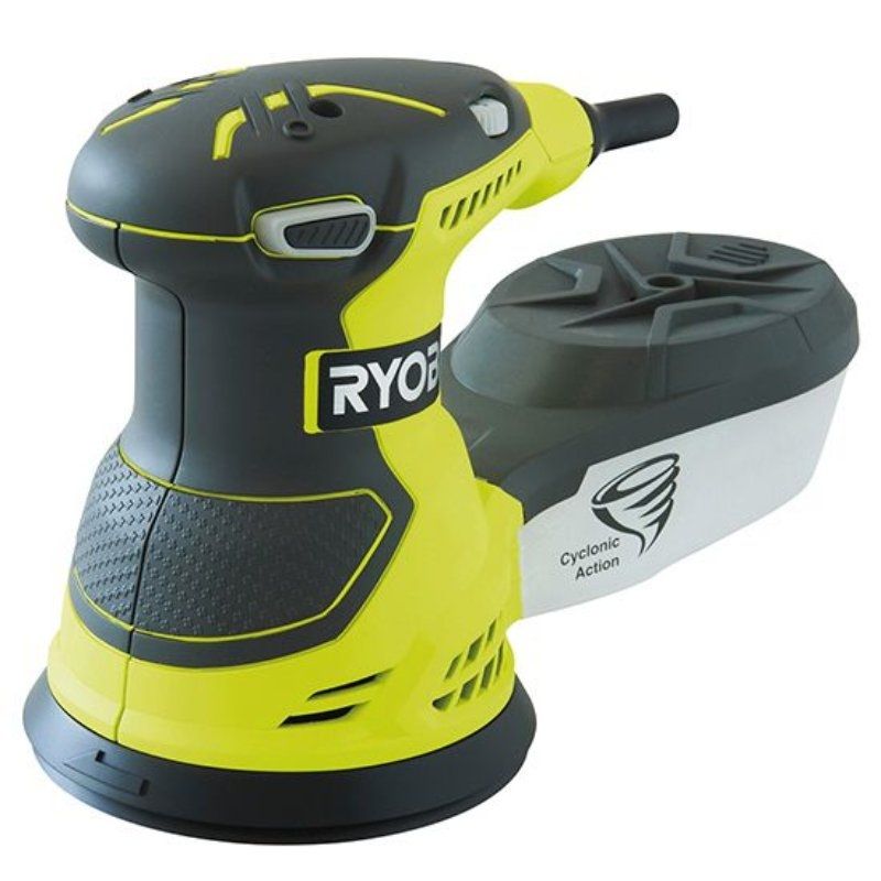 Lijadora Excéntrica Ryobi ROS300/ 300W/ Incluye 5 Lijas