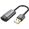 Tarjeta de Sonido Vention CDJHB/ USB Macho - Jack 3.5 Hembra