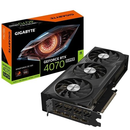 Tarjeta Gráfica Gigabyte GeForce RTX 4070 SUPER WindForce OC 12G/ 12GB GDDR6X