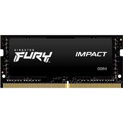 Memoria RAM Kingston FURY Impact 8GB/ DDR4/ 2666MHz/ 1.2V/ CL15/ SODIMM