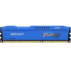 Memoria RAM Kingston FURY Beast 8GB/ DDR3/ 1600MHz/ 1.5V/ CL10/ DIMM