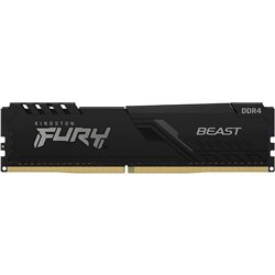 Memoria RAM Kingston FURY Beast 8GB/ DDR4/ 2666MHz/ 1.2V/ CL16/ DIMM