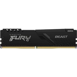Memoria RAM Kingston FURY Beast 16GB/ DDR4/ 2666MHz/ 1.2V/ CL16/ DIMM