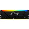 Memoria RAM Kingston FURY Beast RGB 8GB/ DDR4/ 3200MHz/ 1.35V/ CL16/ DIMM
