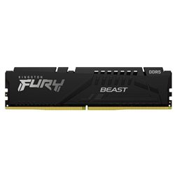 Memoria RAM Kingston FURY Beast 16GB/ DDR5/ 5200MHz/ 1.1V/ CL38/ DIMM