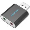 Tarjeta de Sonido Vention VAB-S17-B/ 2.1/ Negro