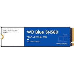 Disco SSD Western Digital WD Blue SN580 1TB/ M.2 2280 PCIe