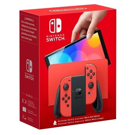 Nintendo Switch Versión OLED Mario Red Edition / Incluye Base/ 2 Mandos Joy-Con