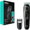 Cortabarbas Braun Beardtrimmer Series 3000 BT3323/ con Batería/ 1 Accesorio