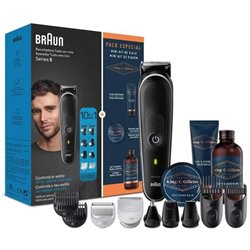 Recortadora 10 en 1 Braun Series 5 MGK 5440/ con Batería/ 10 Accesorios