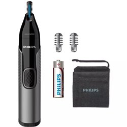 Perfilador Philips Nose Trimmer 3650 Serie 3000/ a Pilas/ 3 Accesorios