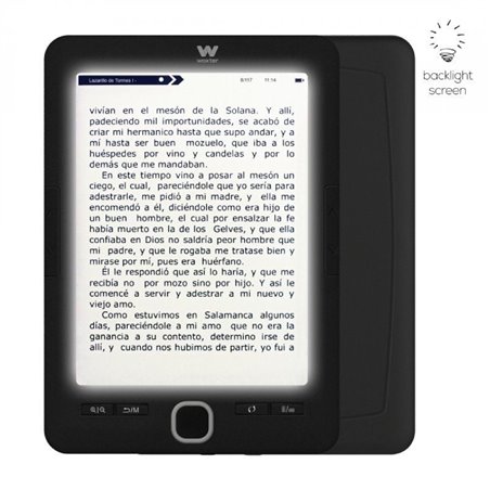 Libro Electrónico Ebook Woxter Scriba 195 Paperlight Black/ 6'/ Tinta Electrónica/ Negro