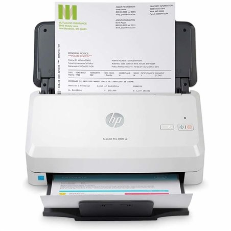 Escáner Documental HP ScanJet Pro 2000 S2 con Alimentador de Documentos ADF/ Doble cara