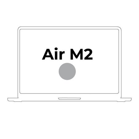 Apple Macbook Air 13.6'/ M2 8-Core CPU/ 8GB/ 512GB SSD/ 10-Core GPU/ Plata
