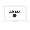 Apple Macbook Air 13.6'/ M2 8-Core CPU/ 8GB/ 256GB SSD/ 8-Core GPU/ Negro Medianoche