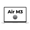 Apple Macbook Air 13,6'/ M3 8-Core CPU/ 8Gb/ 256Gb SSD/ 8-Core GPU/ Gris Espacial