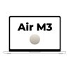 Apple Macbook Air 13,6'/ M3 8-Core CPU/ 8Gb/ 256Gb SSD/ 8-Core GPU/ Blanco Estrella